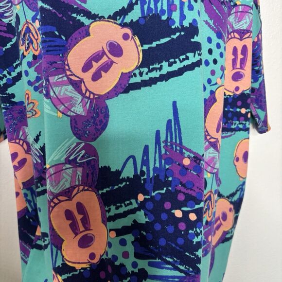 Womens Disney LulaRoe Irma Minnie Mouse XL Shirt High low hem super cute - Picture 2 of 6